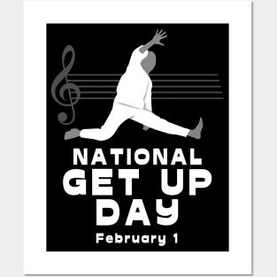 National Get Up Day Posters and Art